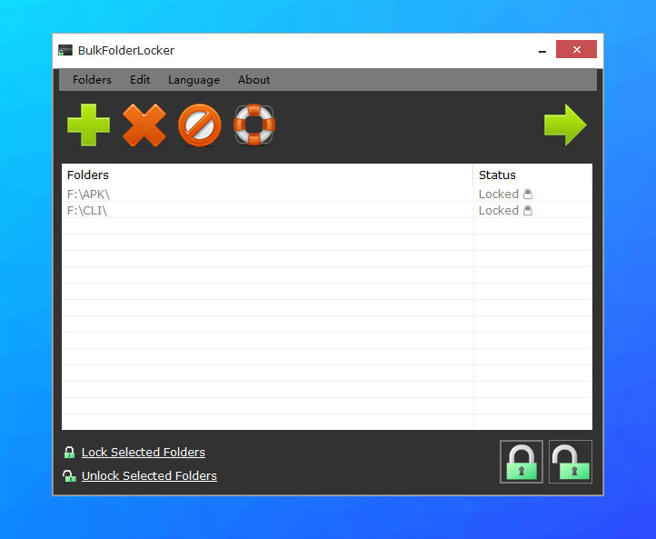 Folders Locked